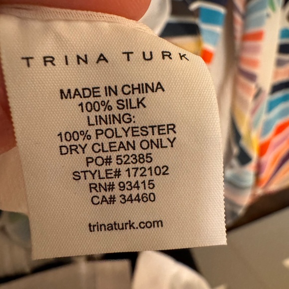 Trina Turk 100% Ezmerelda Silk One Shoulder Top - Picture 8 of 9